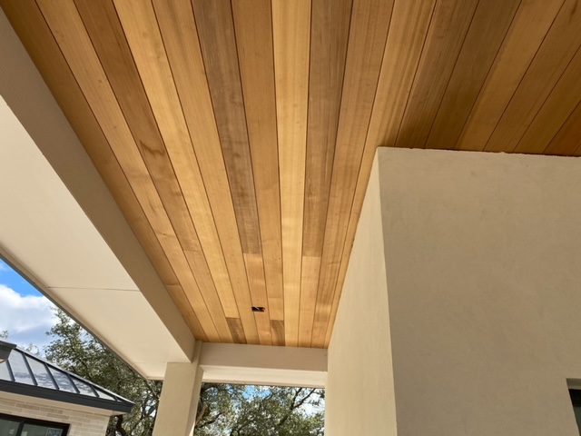 clear cedar tongue and groove